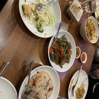 Chef Burma - Calamari, fried rice and basil chili beef - Burmese Near Me - Sacramento, California Chef Burma - Calamari, fried rice and basil chili beef - Burmese Near Me - Sacramento, California