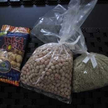 Rainbow Grocery - inka nuts, dried garbonzo beans, green jade bamboo rice - Grocery Near Me - San Francisco, California