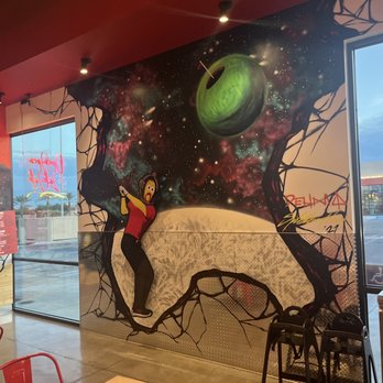 Dave's Hot Chicken - Space chicken hole in one - Chicken Shop Near Me - Indio, California