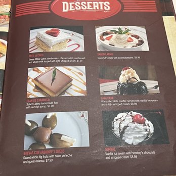 Sabor Latino - Desserts are great. Save room. - Latin American Near Me - Greenacres, Florida Sabor Latino - Desserts are great. Save room. - Latin American Near Me - Greenacres, Florida