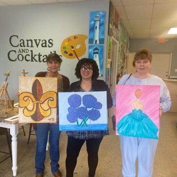 Canvas & Cocktails - Girls day out - Paint & Sip Near Me - Gulfport, Mississippi Canvas & Cocktails - Girls day out - Paint & Sip Near Me - Gulfport, Mississippi