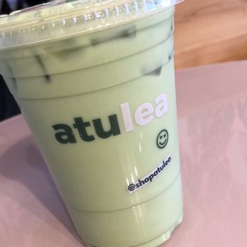 Atulea - iced matcha latte - Bubble Tea Near Me - Seattle, Washington Atulea - iced matcha latte - Bubble Tea Near Me - Seattle, Washington