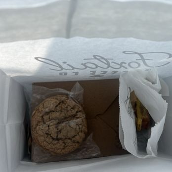 Foxtail Coffee - Boca West - *Foxtail's Egg, Sausage, and Cheese on an English Muffin Sandwich *Oatmeal Cream Pie Cookie - Coffee Roasteries Near Me - Boca Raton, Florida Foxtail Coffee - Boca West - *Foxtail's Egg, Sausage, and Cheese on an English Muffin Sandwich *Oatmeal Cream Pie Cookie - Coffee Roasteries Near Me - Boca Raton, Florida
