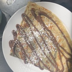 Nutella and banana crepe