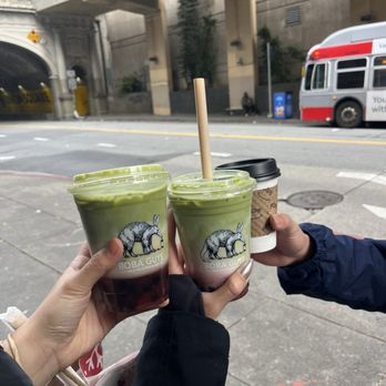 Boba Guys - Strawberry Matcha Latte - Coffee & Tea Near Me - San Francisco, California