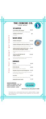 Menu photo 6 The Cebiche Co Delray Beach, FL