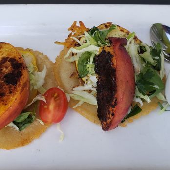 Mayan Cafe - Salbutes - peach and yellow squash - Latin American Near Me - Louisville, Kentucky Mayan Cafe - Salbutes - peach and yellow squash - Latin American Near Me - Louisville, Kentucky