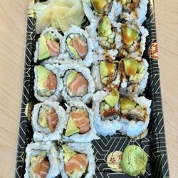 Salmon avocado cucumber & Eel avocado cucumber