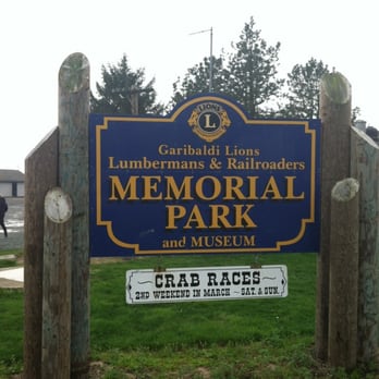 Lumberman's Memorial Park - Park sign. - Parks Near Me - Garibaldi, Oregon