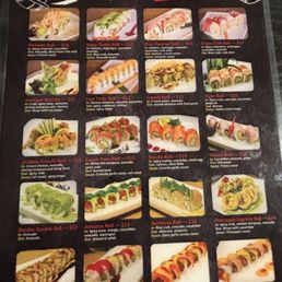 Menu of Chefs Special Rolls... Menu of Chefs Special Rolls...