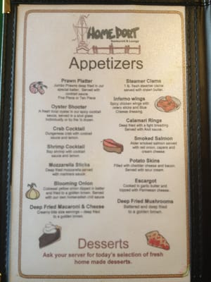 Menu photo 8 Home Port Restaurant Ocean Shores, WA Menu photo 8 Home Port Restaurant Ocean Shores, WA