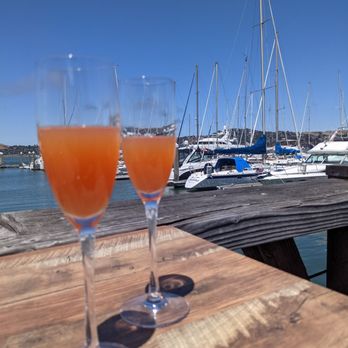Le Garage - Blood orange mimosa - French Near Me - Sausalito, California