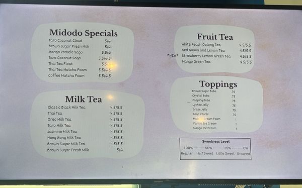 Menu photo 2 Midodo Cafe Elk Grove, CA Menu photo 2 Midodo Cafe Elk Grove, CA