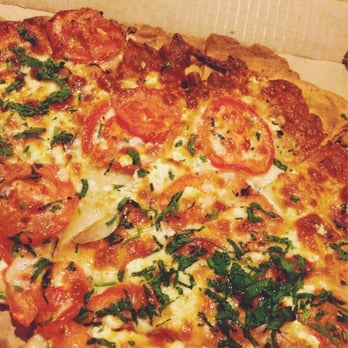 Cheese Board Pizza - Gluten-free pizza with Roma tomatoes and feta! - Pizza Near Me - Berkeley, California Cheese Board Pizza - Gluten-free pizza with Roma tomatoes and feta! - Pizza Near Me - Berkeley, California
