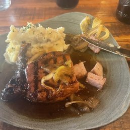 Bourbon Bacon Pork Chops