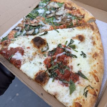 Pop's Pizza - Mushroom spinach. Margherita. - Pizza Near Me - New York, New York