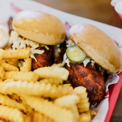 Crazy D's Hot Chicken - Combo #3 2 Chicken Sliders and Fries