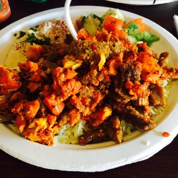 Babalou's Mediterranean - Chicken and lamb combo platter. - Mediterranean Near Me - Walnut Creek, California Babalou's Mediterranean - Chicken and lamb combo platter. - Mediterranean Near Me - Walnut Creek, California