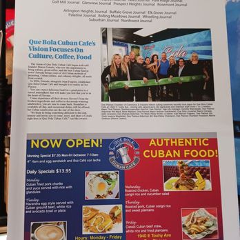 Que Bola Cuban Cafe - Cuban Near Me - Des Plaines, Illinois Que Bola Cuban Cafe - Cuban Near Me - Des Plaines, Illinois