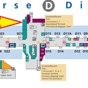 Phillips Seafood - I made a map since Atlanta Airport couldn't be bothered to get it up...on their website - Seafood Near Me - Atlanta, Georgia