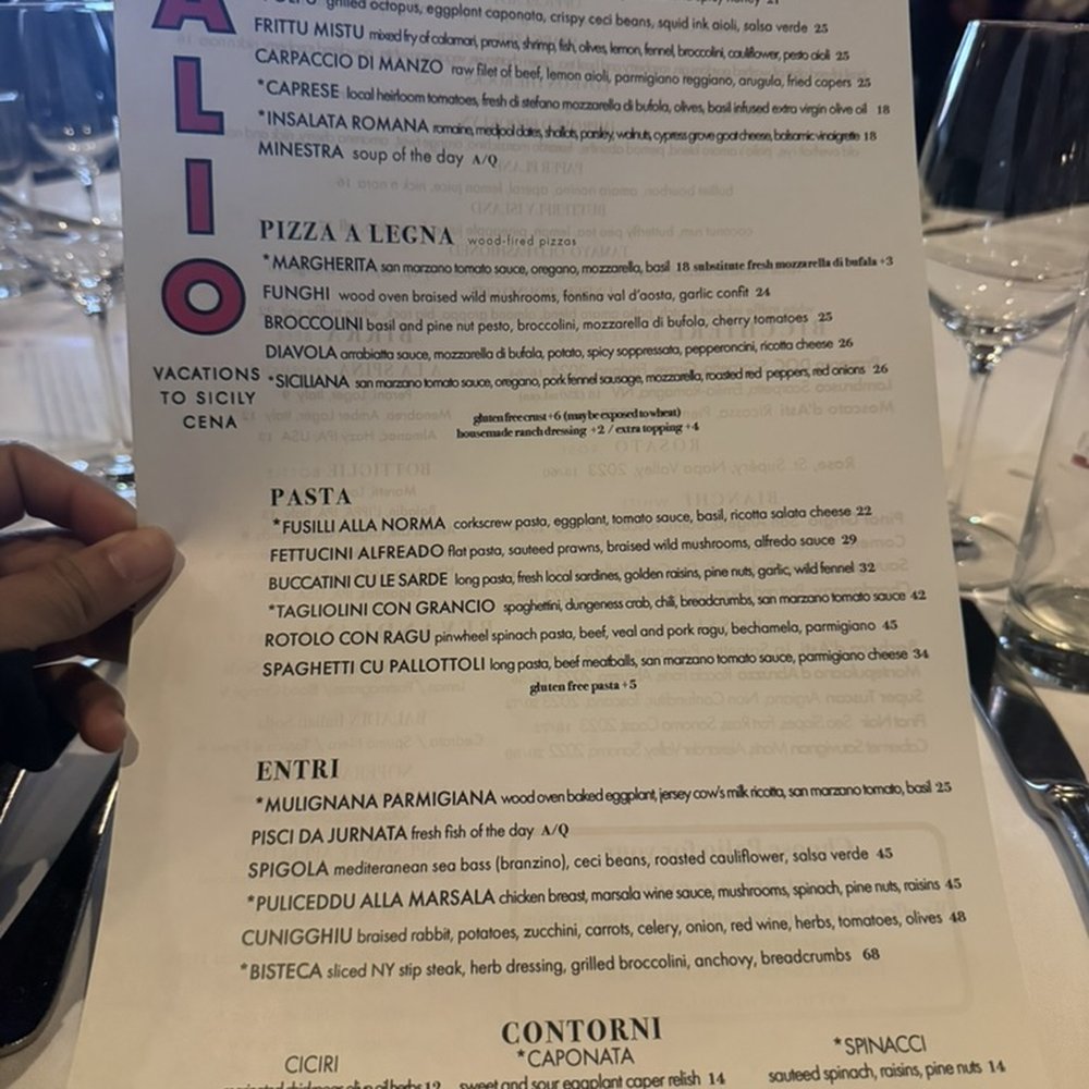 Palio - Menu - Italian Near Me - San Francisco, California Palio - Menu - Italian Near Me - San Francisco, California