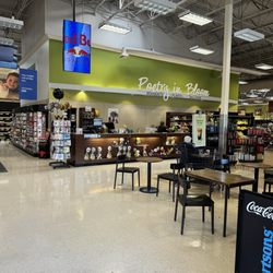 Albertsons - Flowers and starbucks directly on the right after entering