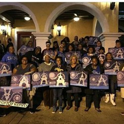Art By Kenny - Zeta Phi Beta Sorority Paint & Sip