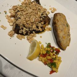 Louisiana Lagniappe - Grouper blackened with sides