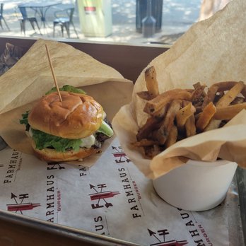 Farmhaus Burger - Build your own burger, double patty - Burgers Near Me - Augusta, Georgia