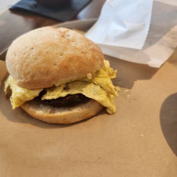 Rado Market - Impossible sausage breakfast sandwich - Salad Near Me - Houston, Texas