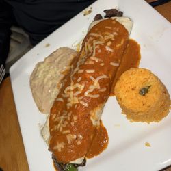 Fajita Burrito with Steak