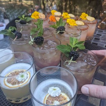 The Thirsty horse - Bees knees, blackberry whiskey smash, and guava mint margarita - Bartenders Near Me