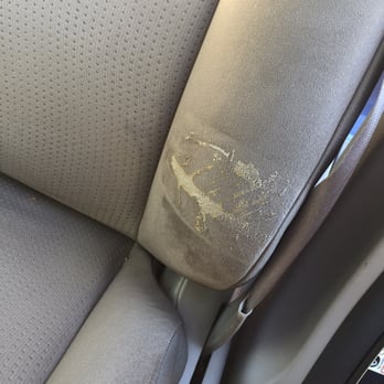 Goodyear Auto Service - Not a pretty sight. Technicians placed a sticker onto the fabric of my driver's seat. - Tires Near Me - Malden, Massachusetts Goodyear Auto Service - Not a pretty sight. Technicians placed a sticker onto the fabric of my driver's seat. - Tires Near Me - Malden, Massachusetts