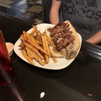 Bacon And Bleu - Pulled pork sandwich - Burgers Near Me - Idaho Falls, Idaho