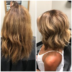 Jamie Galati - Before/After - Balayage and Cut done by Jamie Galati 702-266-6996
