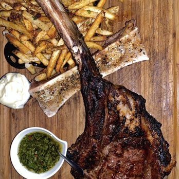 Meat & Potatoes - Tomahawk for two, truffle fries, bone marrow - New American Near Me - Pittsburgh, Pennsylvania Meat & Potatoes - Tomahawk for two, truffle fries, bone marrow - New American Near Me - Pittsburgh, Pennsylvania