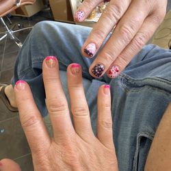Star Nails - Nail design they did for us!