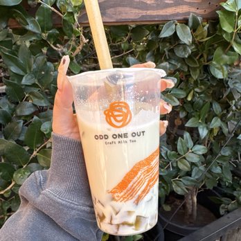 Odd One Out Tea Pasadena - jasmine milk tea + jasmine silk boba - Bubble Tea Near Me - Pasadena, California Odd One Out Tea Pasadena - jasmine milk tea + jasmine silk boba - Bubble Tea Near Me - Pasadena, California