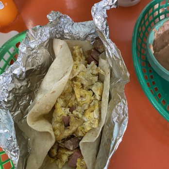 Mr. Taco Jr - Link Sausage & Egg Taco - Breakfast & Brunch Near Me - Whitehouse, Texas Mr. Taco Jr - Link Sausage & Egg Taco - Breakfast & Brunch Near Me - Whitehouse, Texas