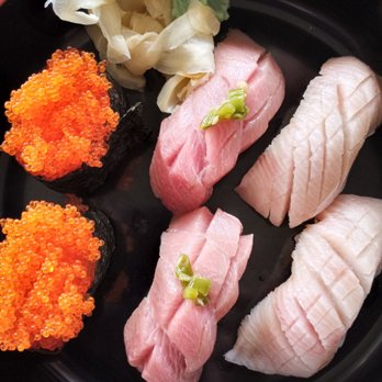 Sushi Kaunta - Tobiko, tuna & ika (squid). - Japanese Near Me - Kent, Washington Sushi Kaunta - Tobiko, tuna & ika (squid). - Japanese Near Me - Kent, Washington