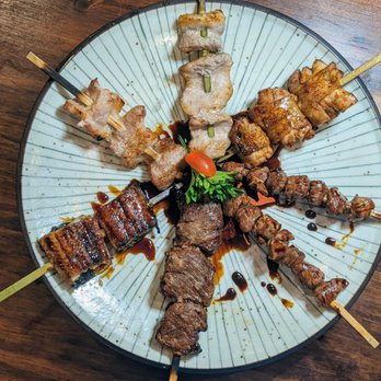Izakaya Tori - Assort of skewers - Sushi Bars Near Me - Tampa, Florida Izakaya Tori - Assort of skewers - Sushi Bars Near Me - Tampa, Florida