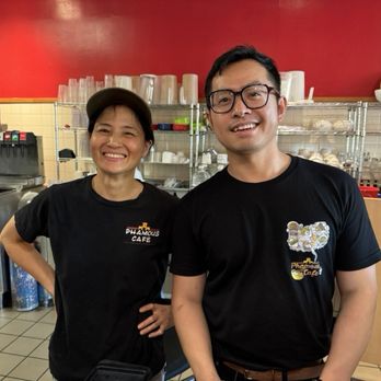 Phamous Cafe - Hue & Nam. Hue does the cooking and man, can she cook!!! Nam served us and was extremely pleasant. Love this place! - Vietnamese Near Me - Goleta, California