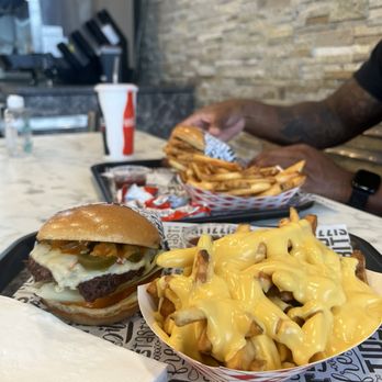 Burger Station - Spicy Burger Combo - Burgers Near Me - Clifton, New Jersey