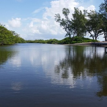 Dania Beach Pier - Whiskey Creek behind the Pier during High Tide.  Awesome place for SUP, paddle Boarding during those tides. - Beaches Near Me - Dania, Florida