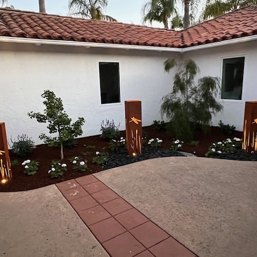 M Flores Landscape - Atrium - when first planted - Landscaping Near Me M Flores Landscape - Atrium - when first planted - Landscaping Near Me
