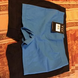 Bare Necessities - The black are my old underwear; the blue were supposed to fit the same.