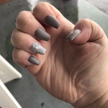 Nail Candy Spa - Matte sparkly nails - Nail Salons Near Me - Miami, Florida Nail Candy Spa - Matte sparkly nails - Nail Salons Near Me - Miami, Florida