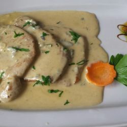 Ristorante Italia - Schweinemedallions mit Gorgonzolasauce