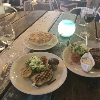 Perla's - Swordfish, Ribeye and Lobster shells and cheese - Seafood Near Me - Austin, Texas