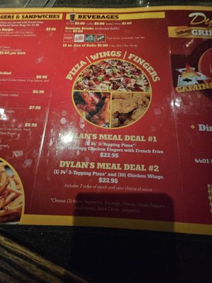 Menu photo 4 Dylans Grill and Pub Henderson, NV
